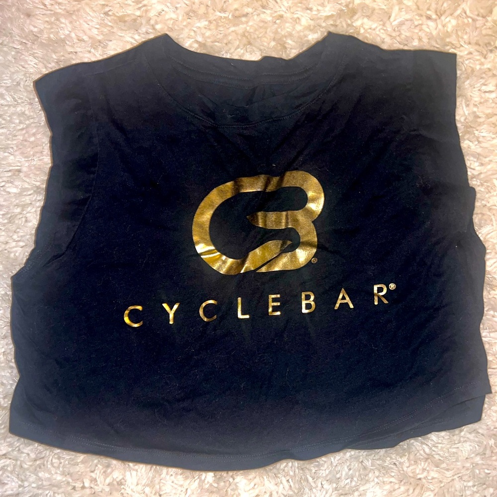 CycleBar Metallic Crop